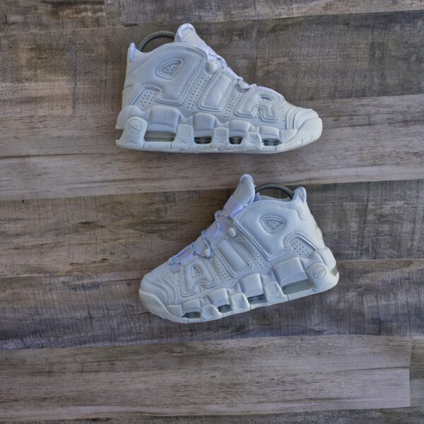 nike air uptempo full white