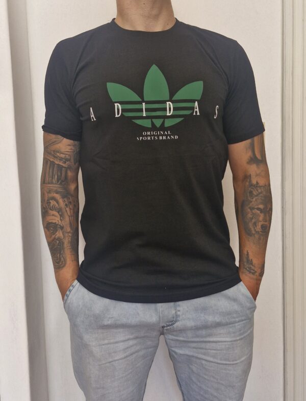 Remera Adidas Logo Verde