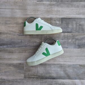 Zapatillas Veja Blanca y Verde