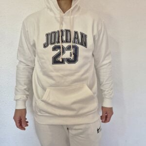 Buzo Jordan Blanco Letras Negras