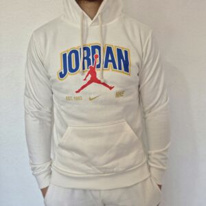 Buzo Jordan Blanco Letras Azules