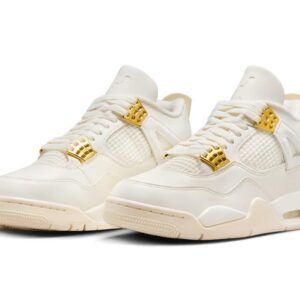 Nike Air Jordan Retro 4 Metallic Gold