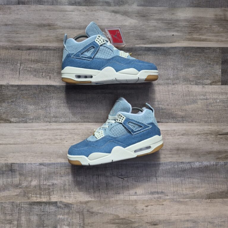 Nike Air Jordan Retro 4 Tex Denim Worn Blue