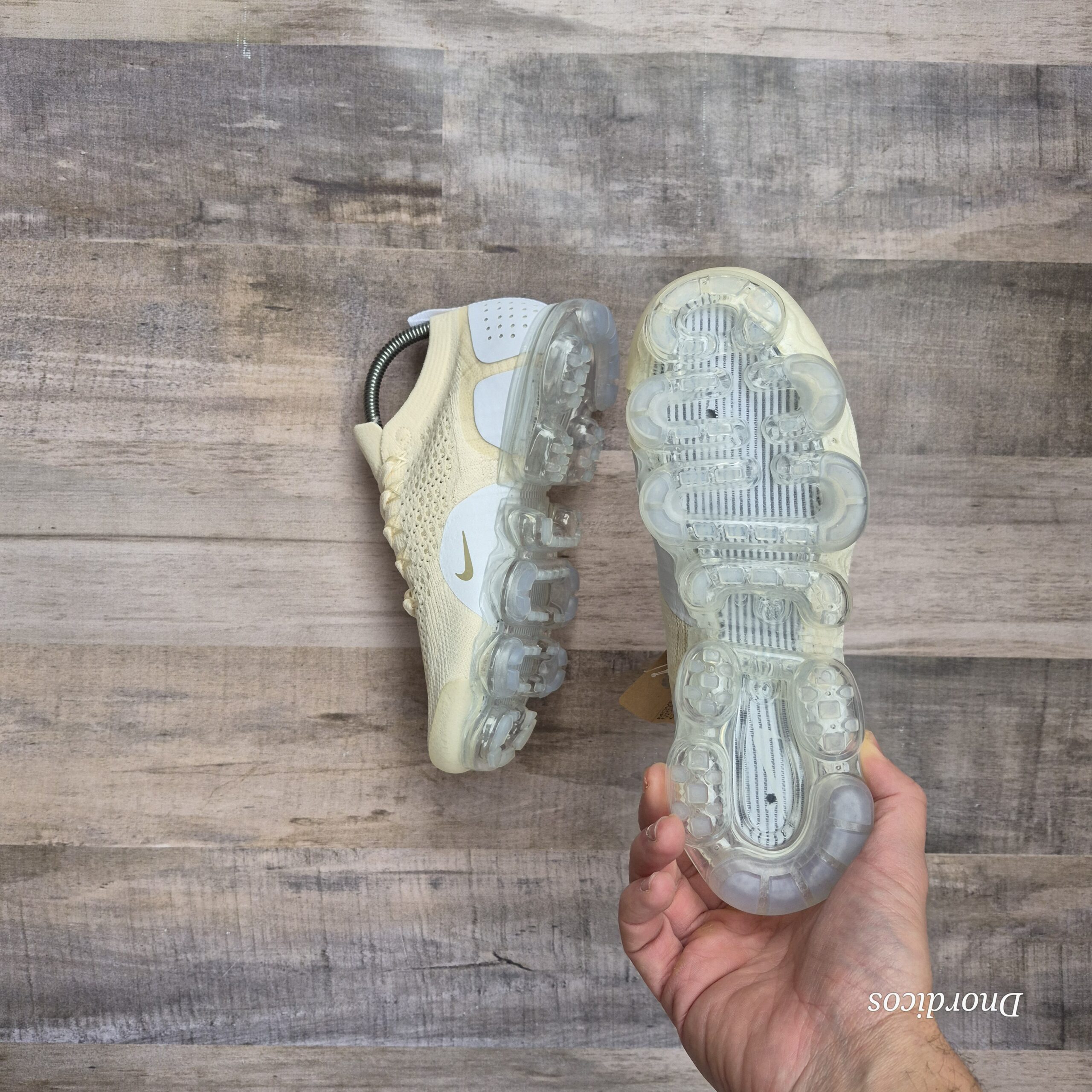Nike Air  Vapormax Flyknit 2.0 Light Crema - Imagen 3