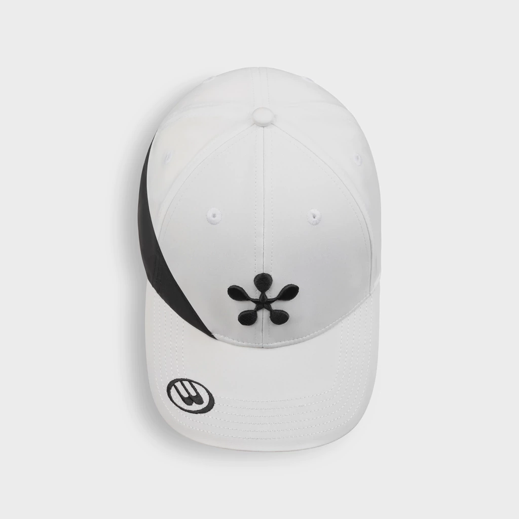 Gorra Premier Bullpadel Blanco y Negro - Imagen 2