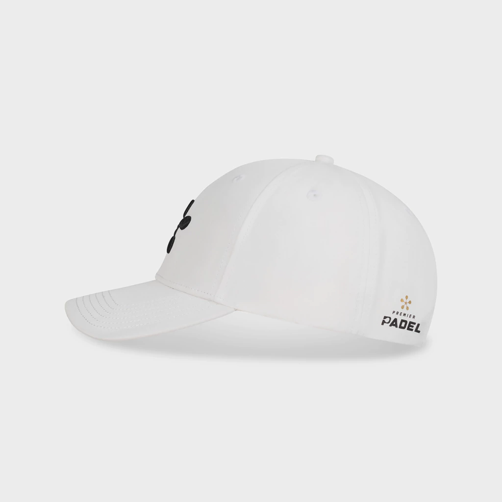 Gorra Premier Bullpadel Blanco y Negro - Imagen 3