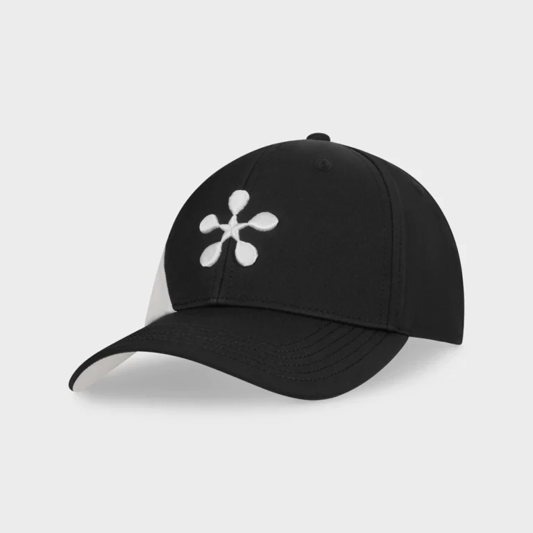 Gorra Premier Bullpadel Negro y Blanco