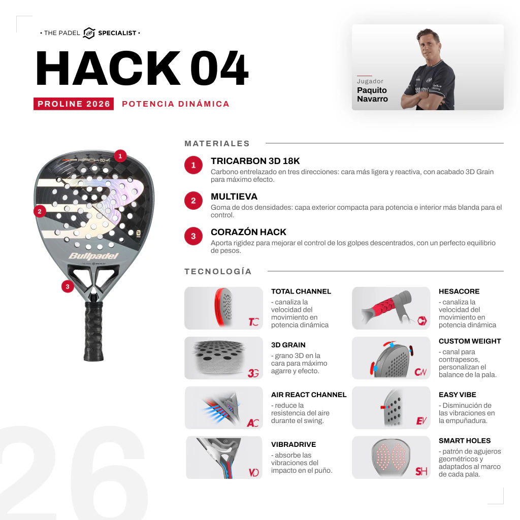 Pala Bullpadel Hack  04 26 - Imagen 10